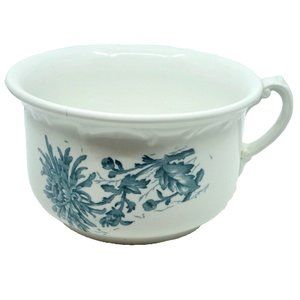 Antique MADDOCKS LAMBERTON WORKS ROYAL PORCELAIN Chamber Pot~9" DIAMETER